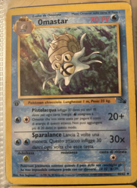 5302296 Carta Pokemon Omastar