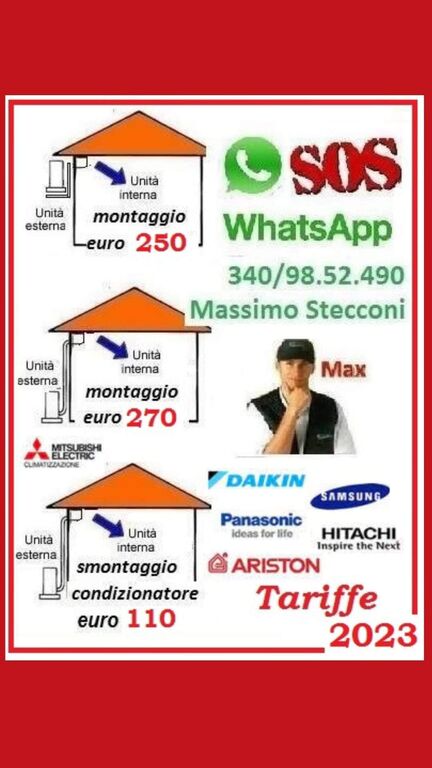 5229394  Montaggio condizionatore nuova