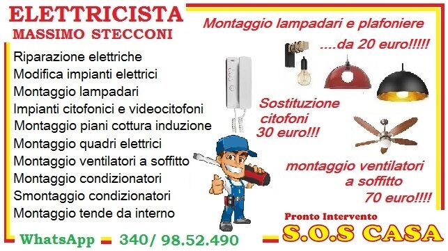 5209155  Montaggio lampadario plafoniera