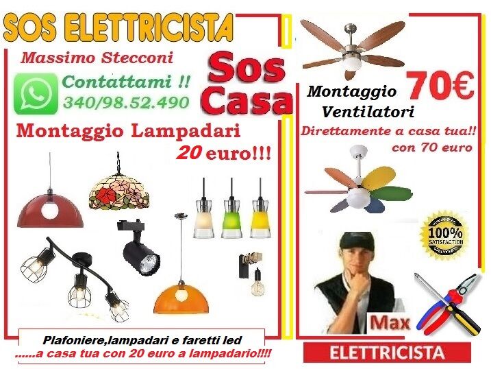 5296558  Montaggio lampadario Roma San