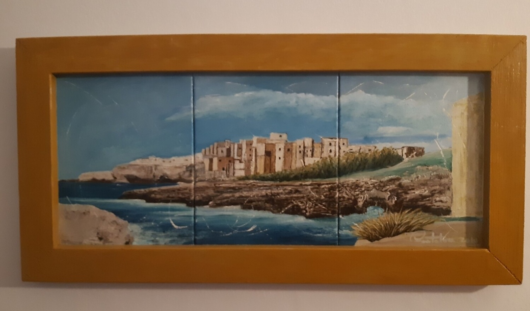 4573245 Quadro paesaggio di Polignano a